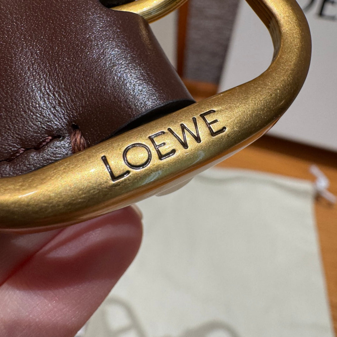 Dark Brown Rounded Soft Belt