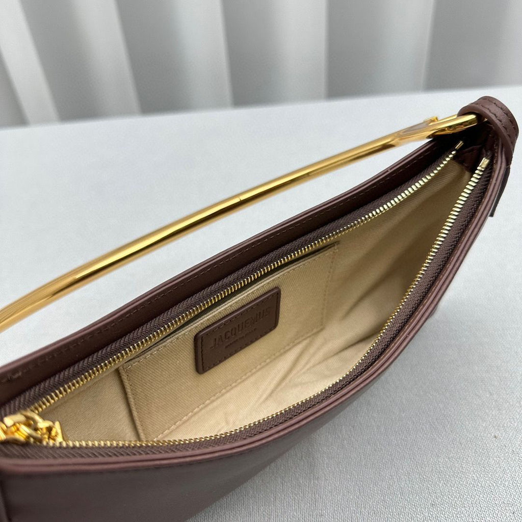 Dark Brown LB Carabiner Strap Shoulder Bag