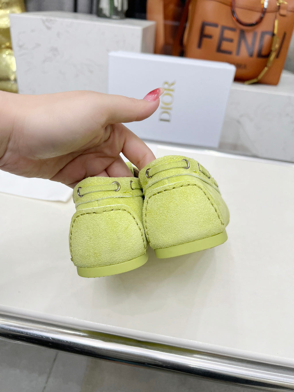 Peridot Green Miss D Street Loafer