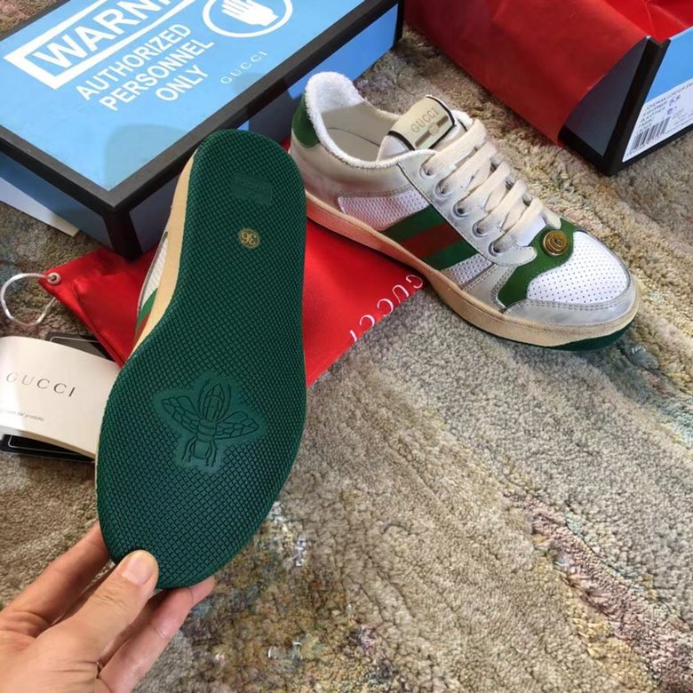 Women's off-white GS canvas-trimmed leather sneakers