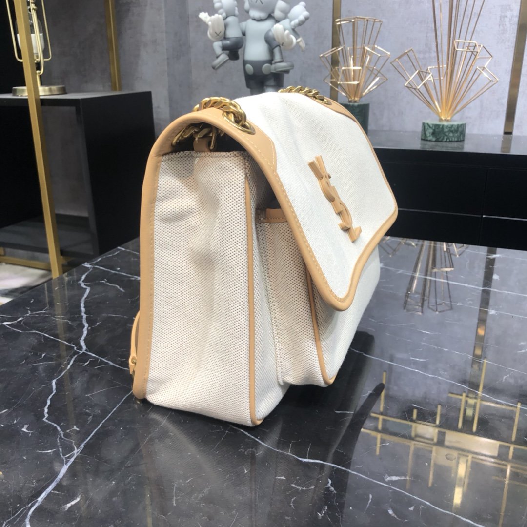 Beige NM medium shoulder bag