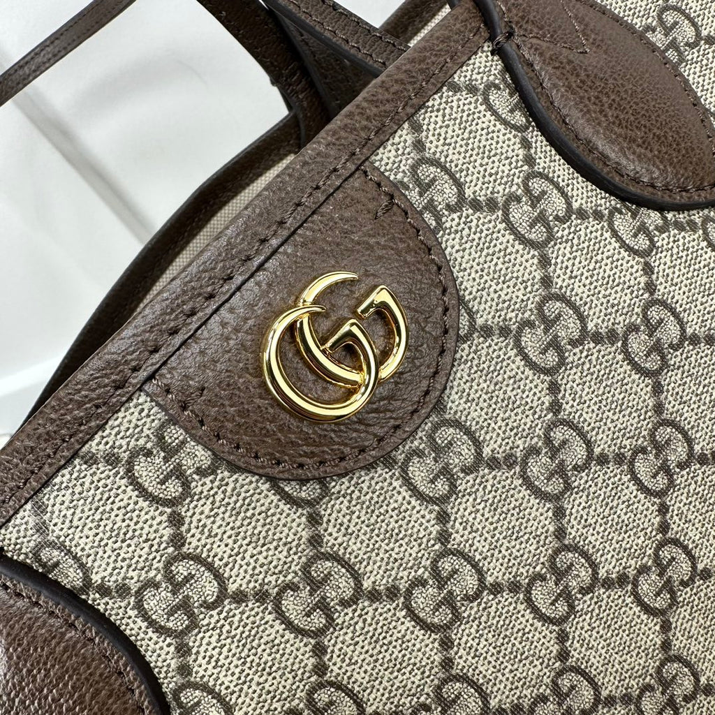 Beige & Brown GO Medium Tote Bag