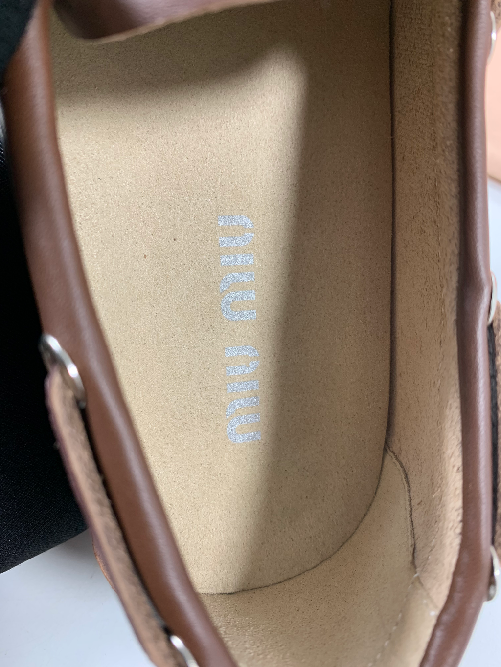 Sienna Unlined Bleached Leather Loafers