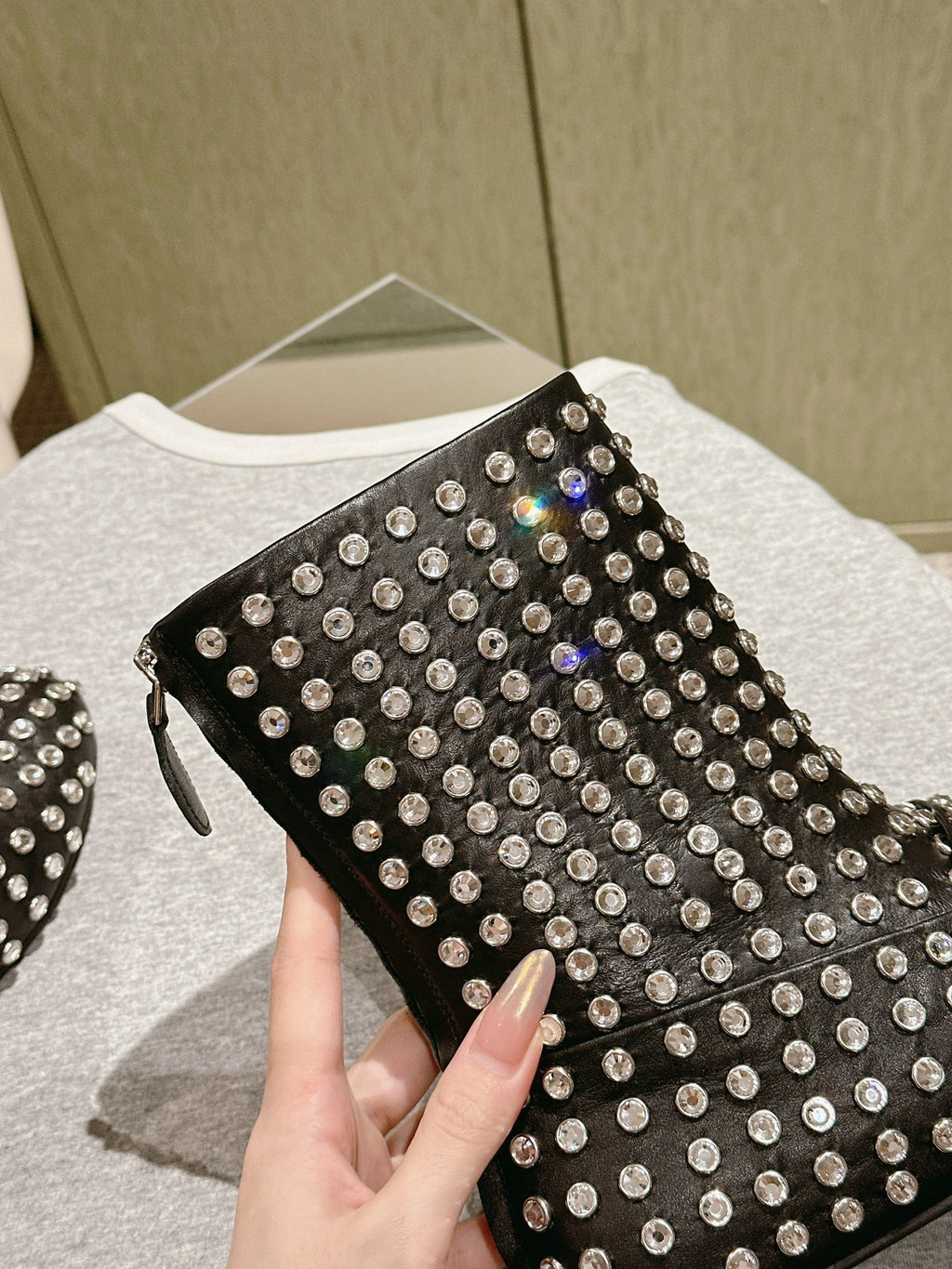 Black High Ballet Flats