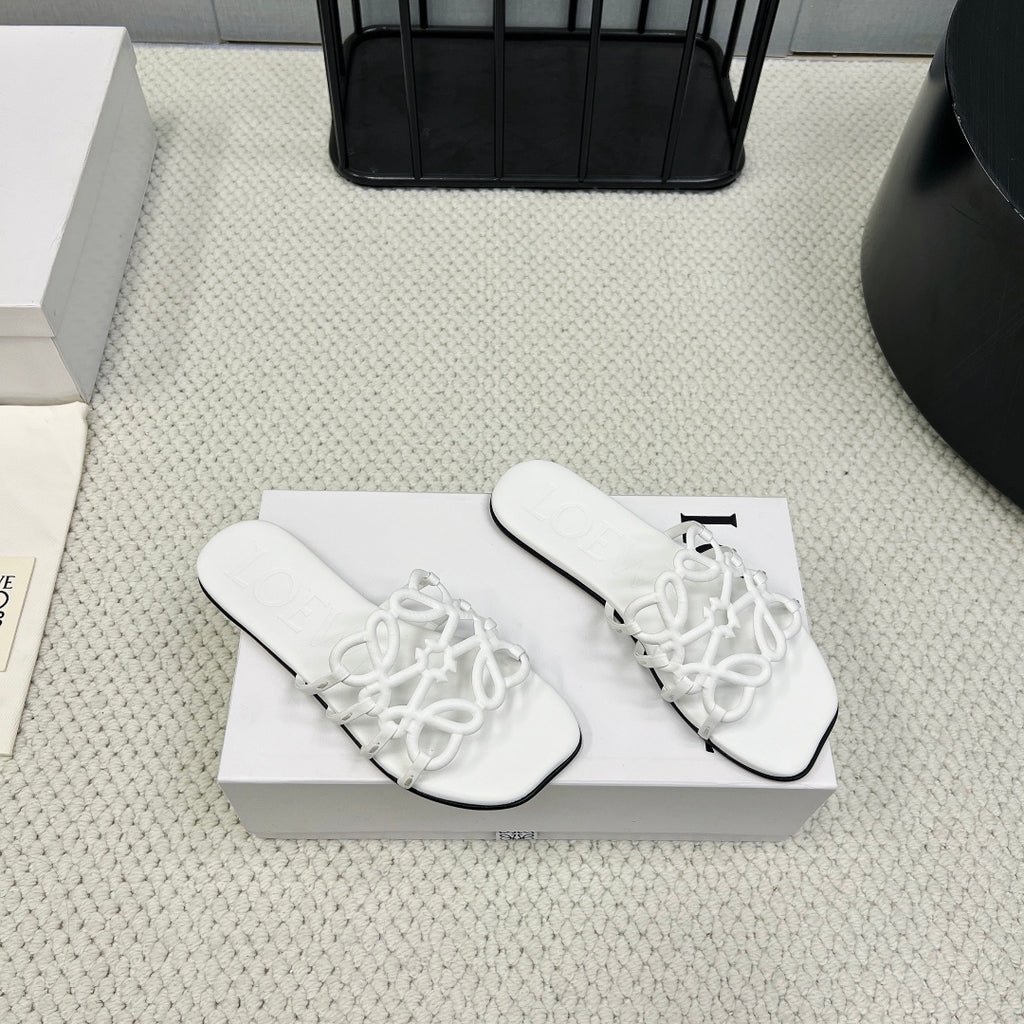 White Petal Anagram Slide