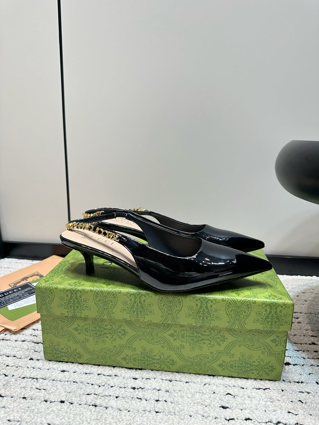 Black GS Slingback Pump