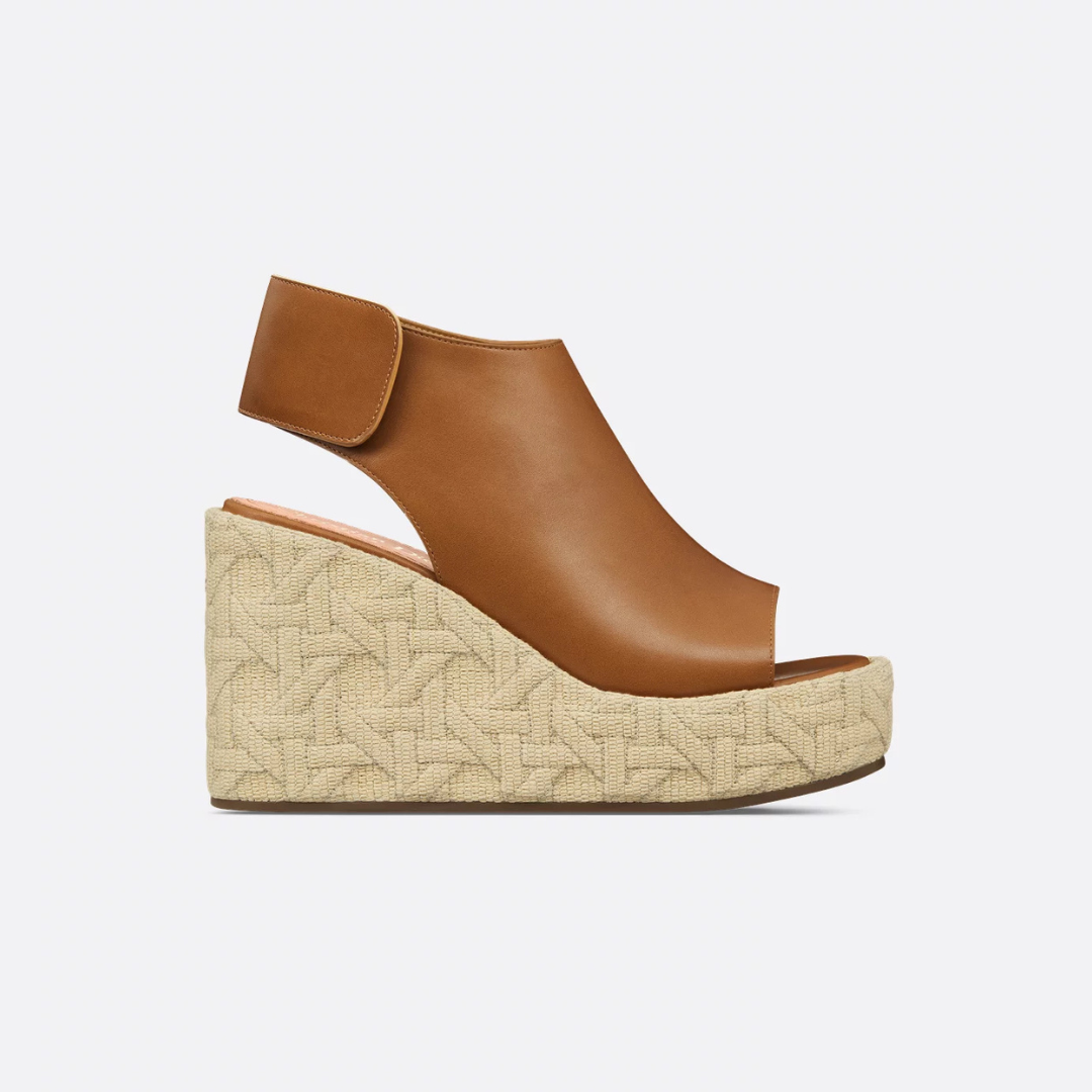 Camel Attitude Wedge Sandal