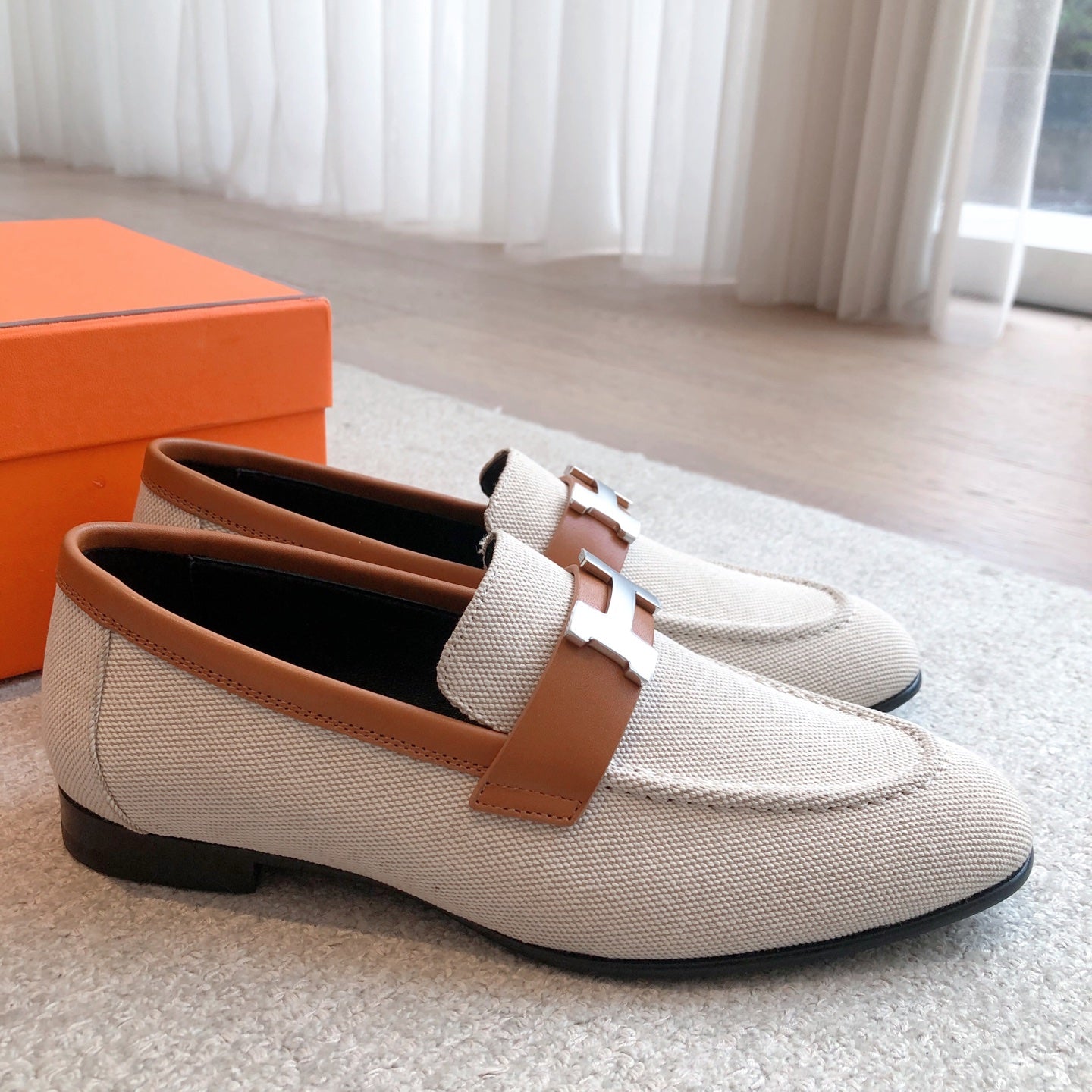Beige/Naturel Paris Loafer