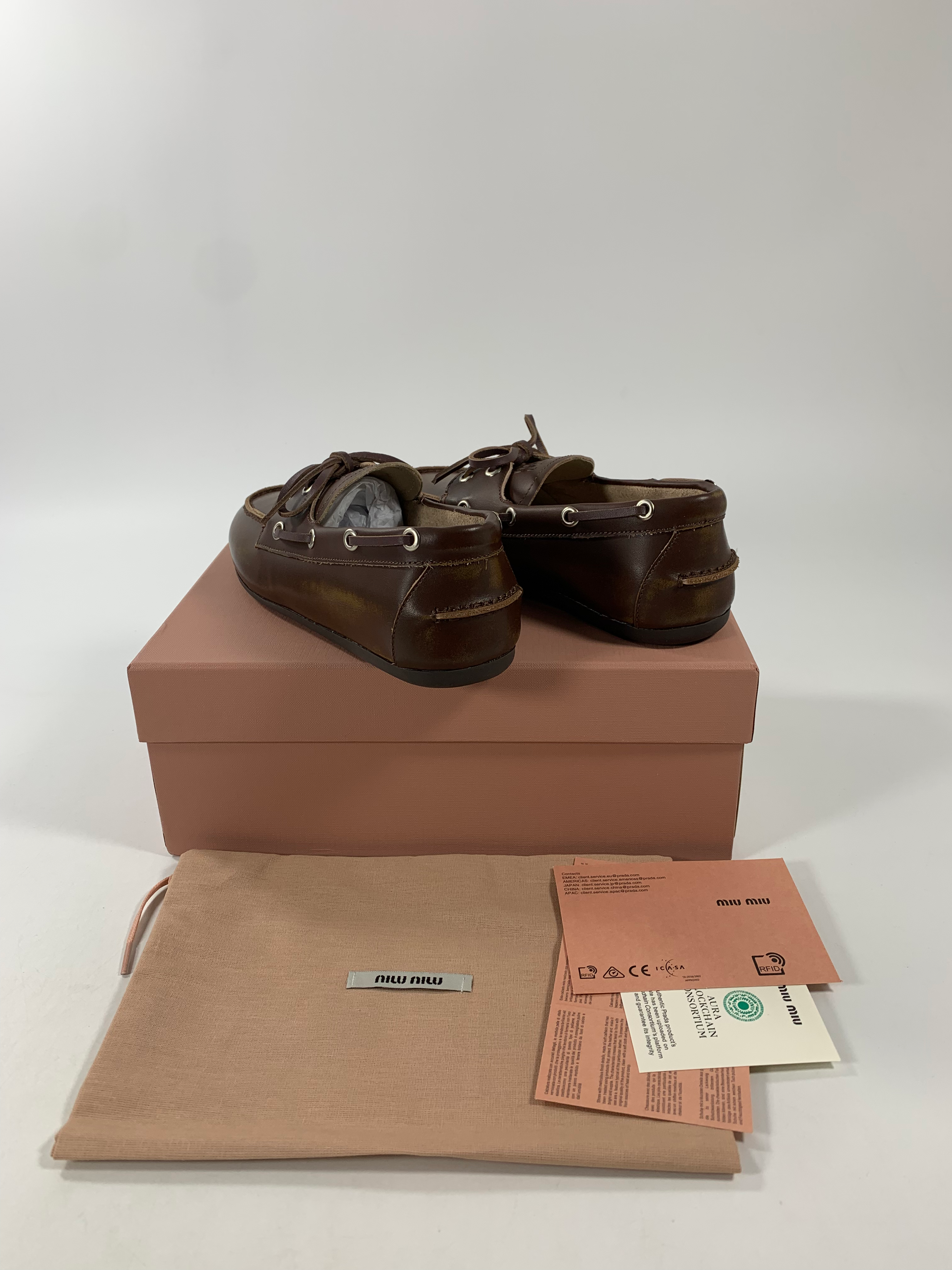 Sienna Unlined Bleached Leather Loafers