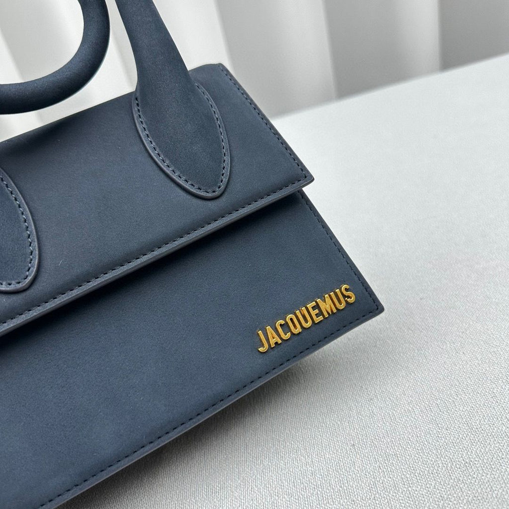 Dark Navy LC Noeud Coiled Handbag