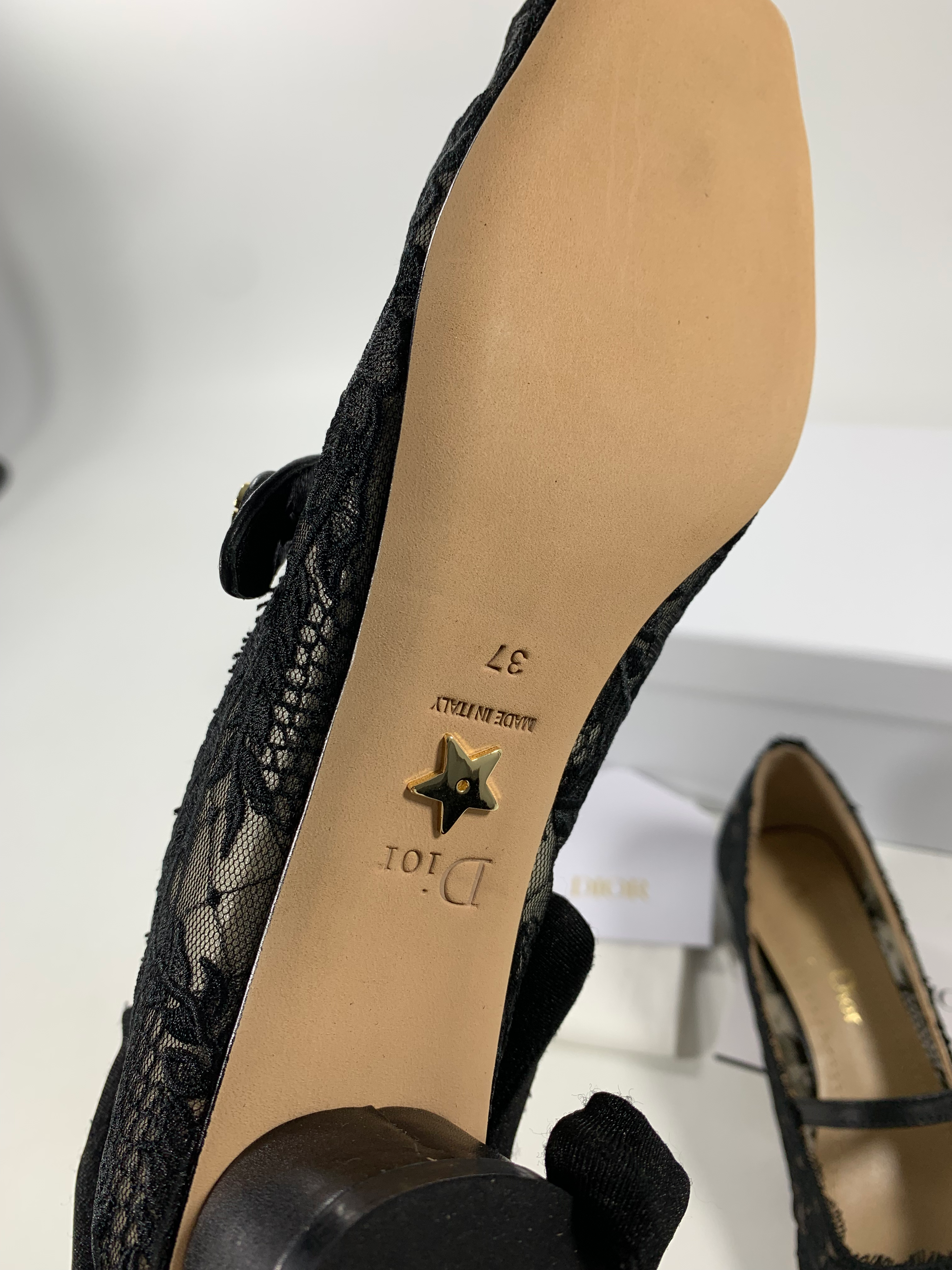 Black DG ballet pump