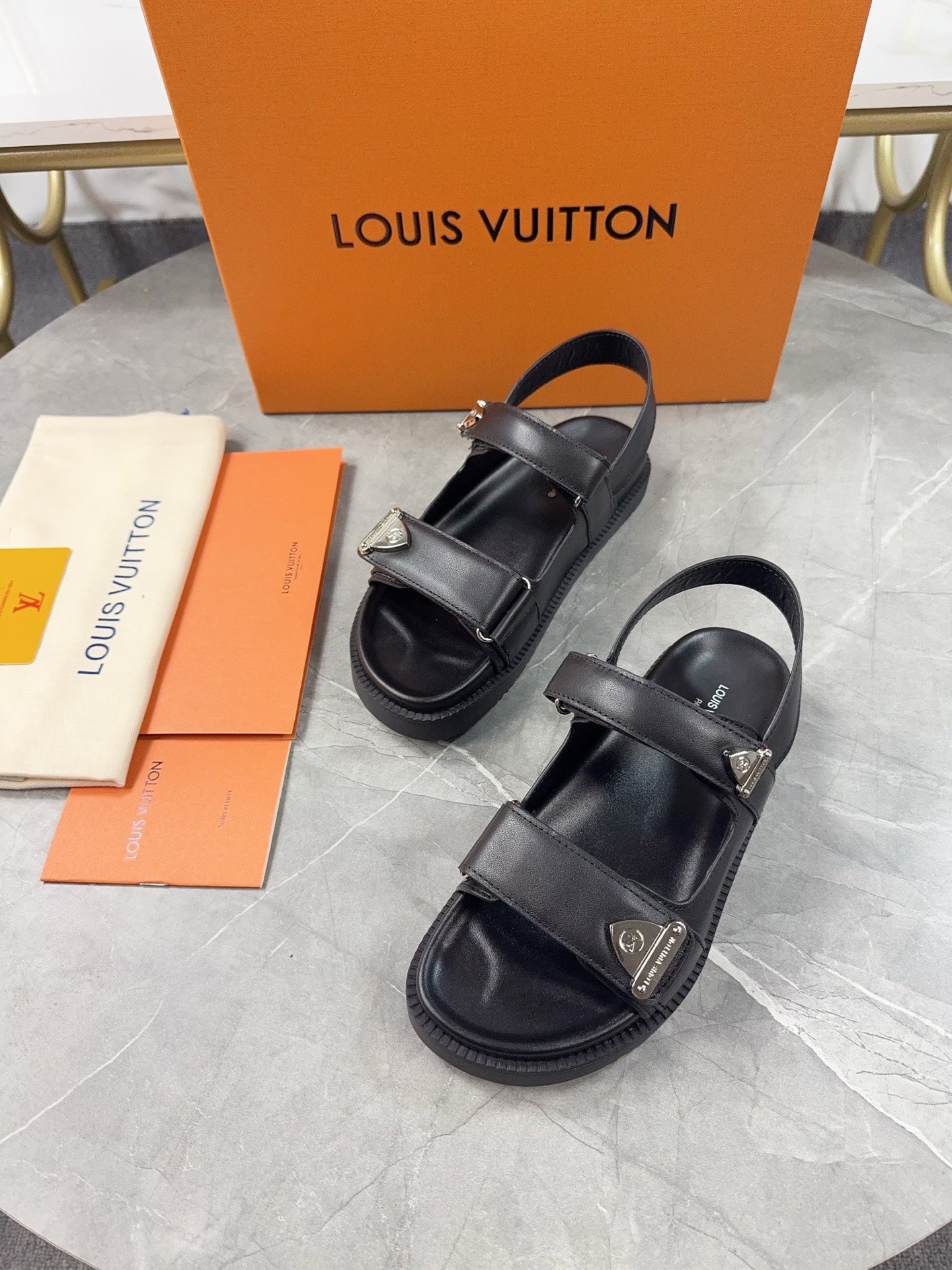 Men's Black Sunset Comfort Sandal
