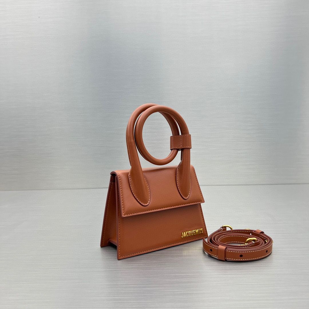 Light Brown LC Noeud Coiled Handbag