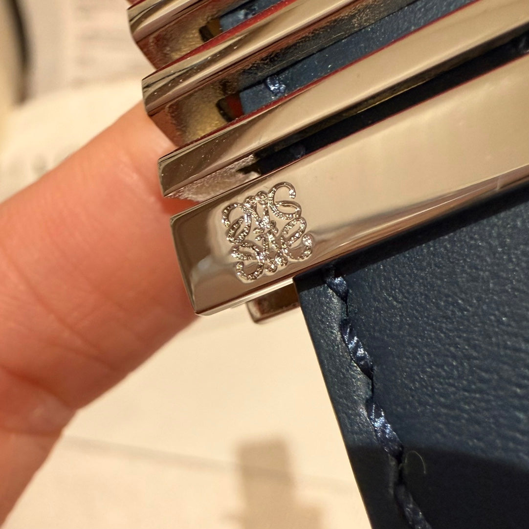 Abbys Blue/Palladio Graphic Belt