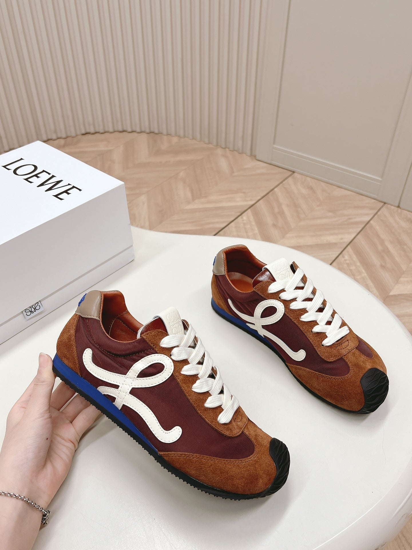 Brown/Blue Ballet Runner