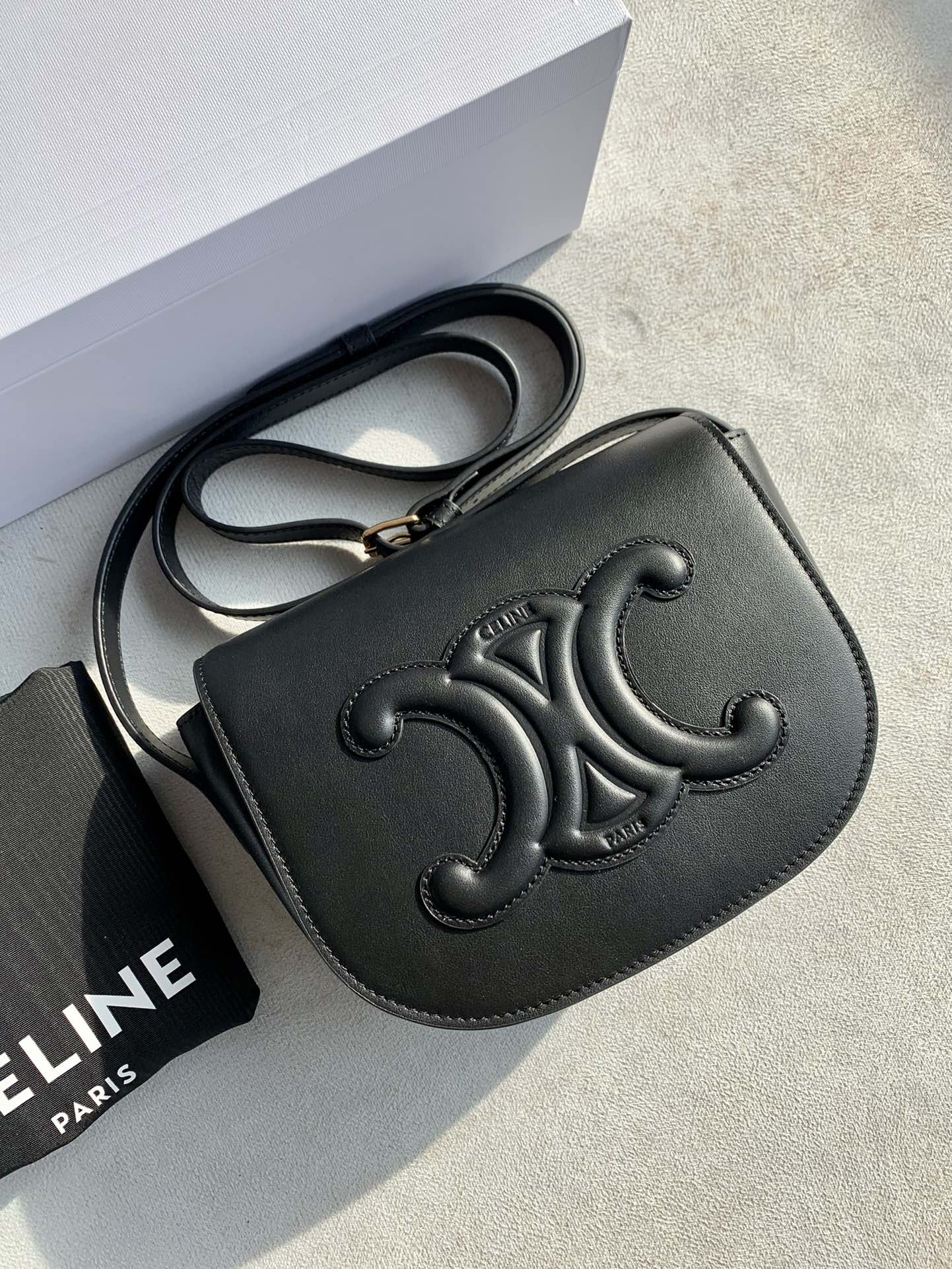 Black FC triomphe bag