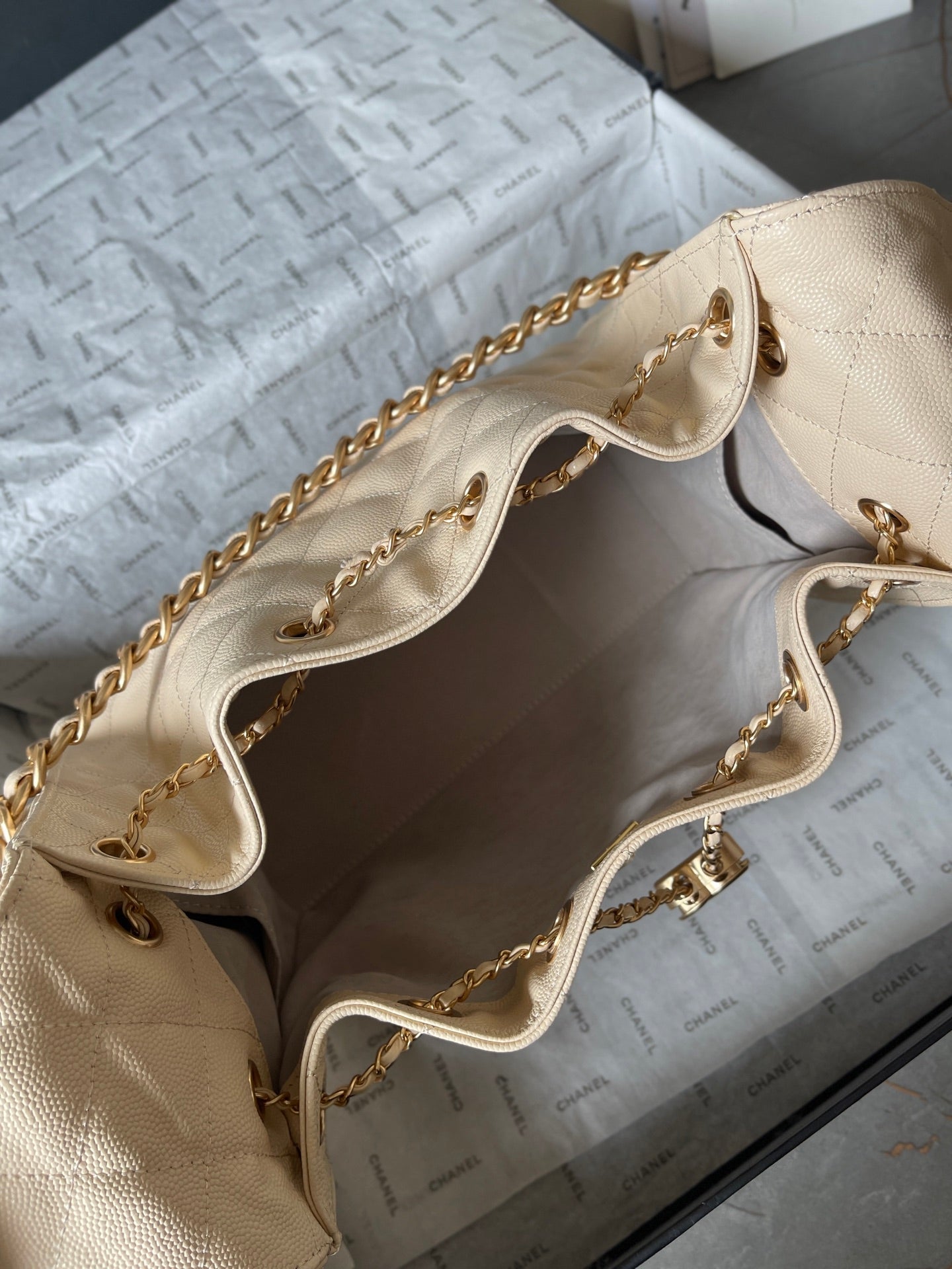 Beige 25 Small Handbag