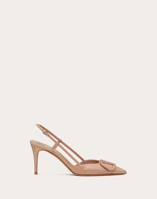 Nude V Slingback Pump 80 MM