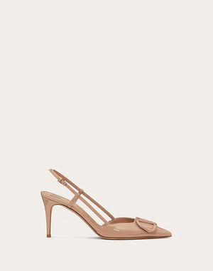 Nude V Slingback Pump 80 MM