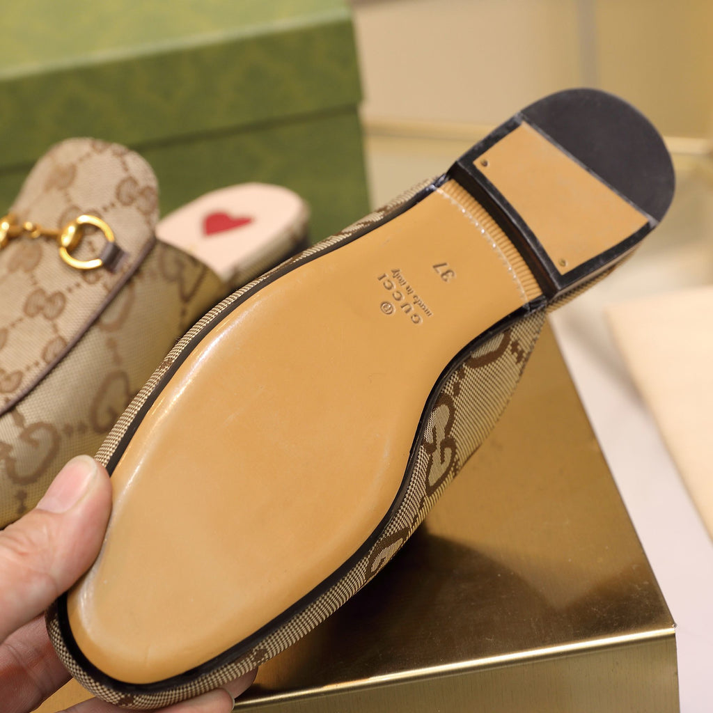 Camel GJ princetown slipper