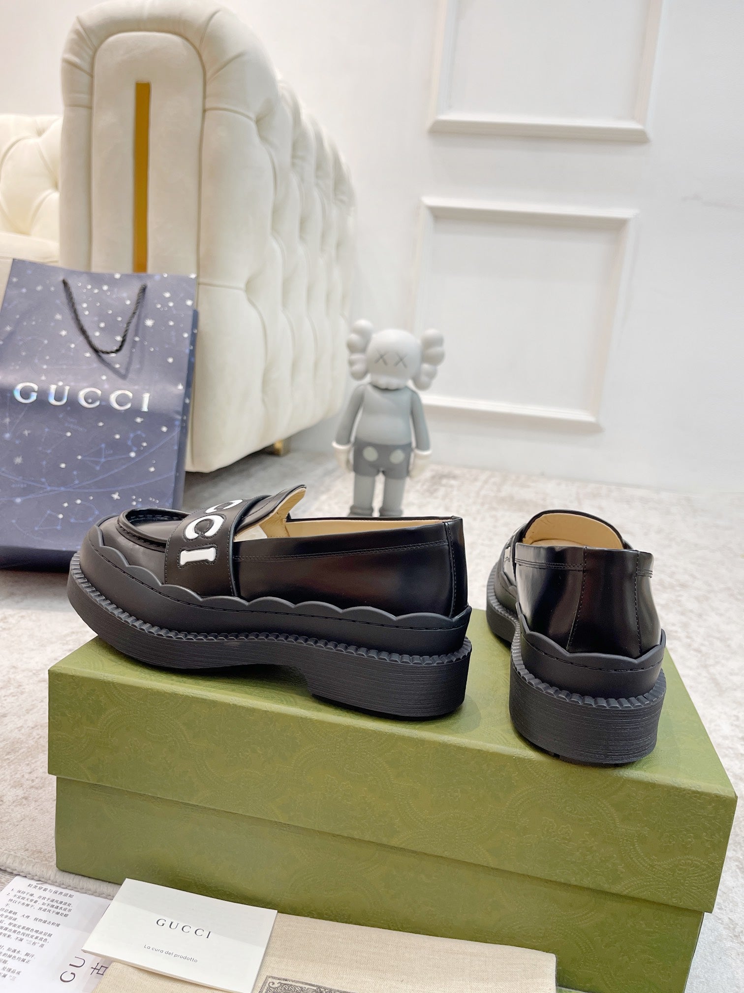 Black & White WG Loafer