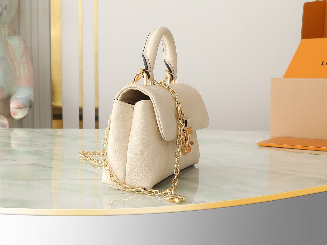 Cream Nano LM Bag