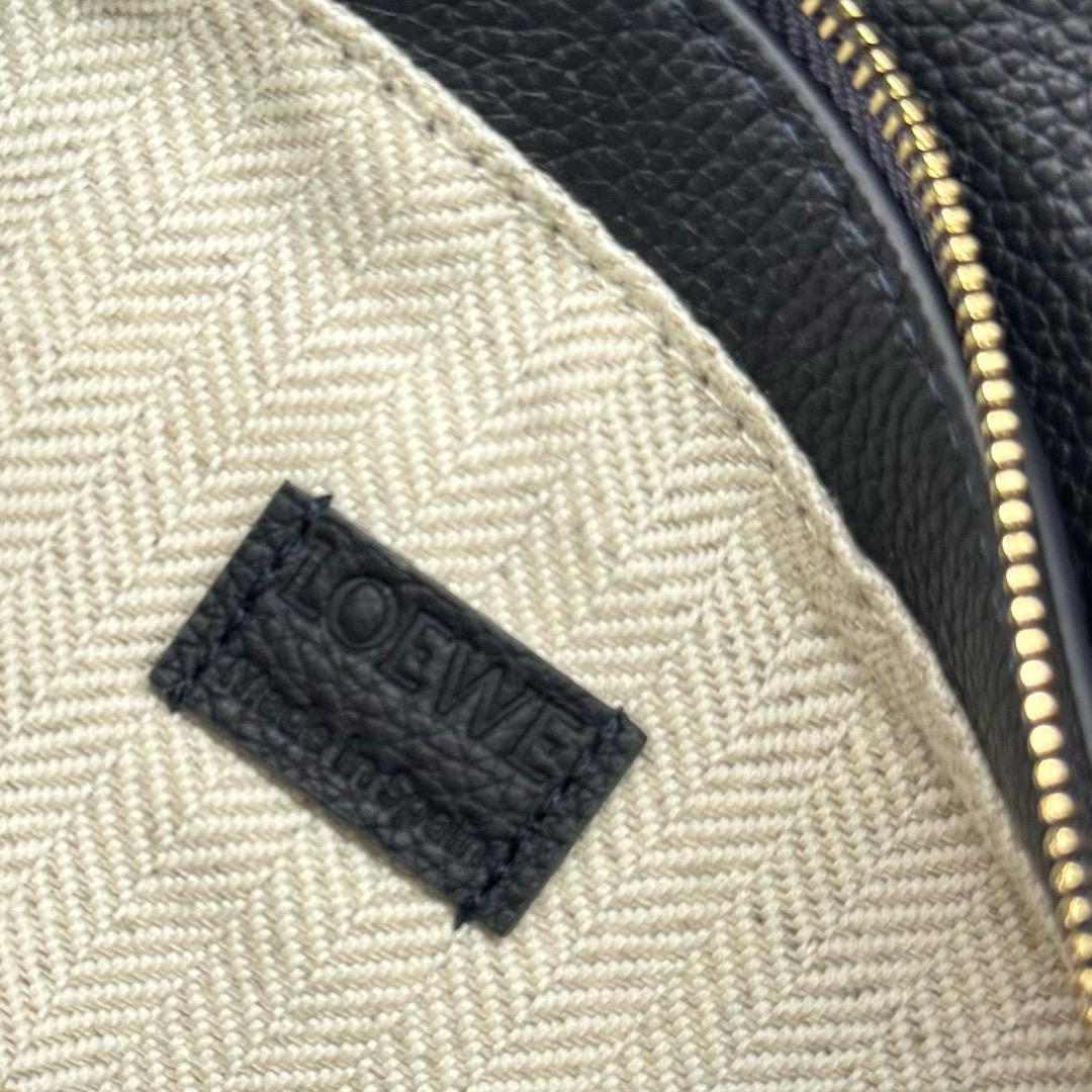 Deep Navy LP Mini Leather Shoulder Bag