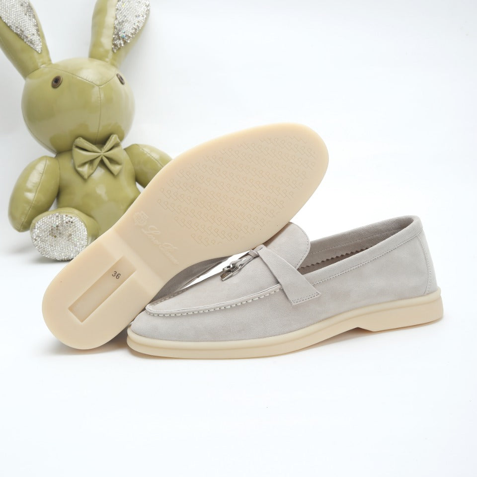 Men's Pearl Gray Sandstone Summer Charms Walk Loafers