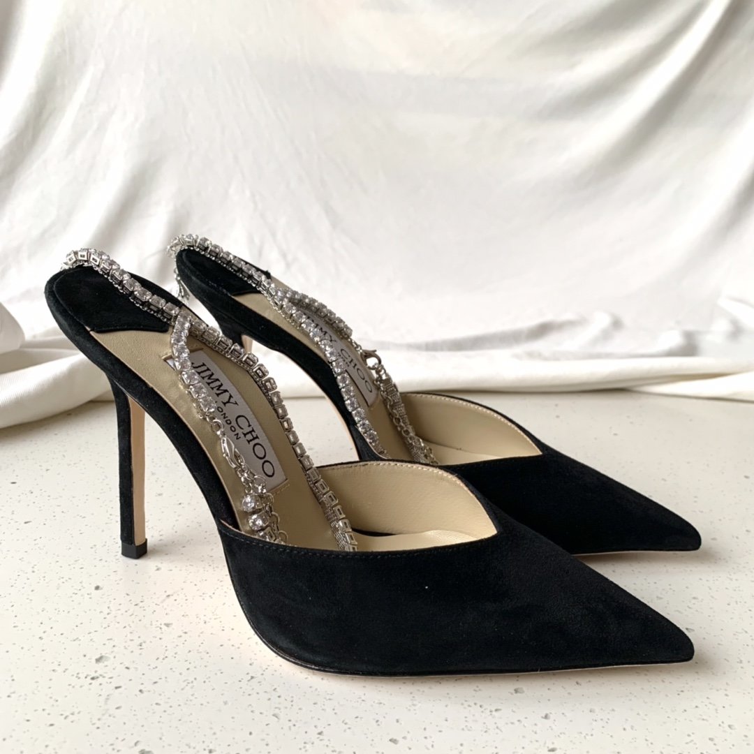 Black Suede JS Pumps