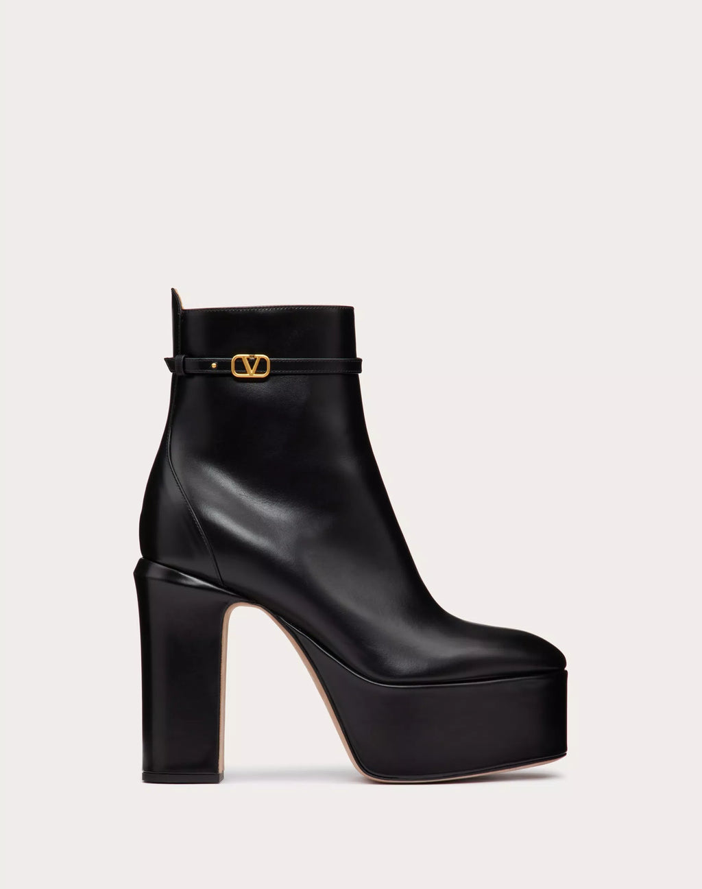 Black TG platform ankle boot 120mm