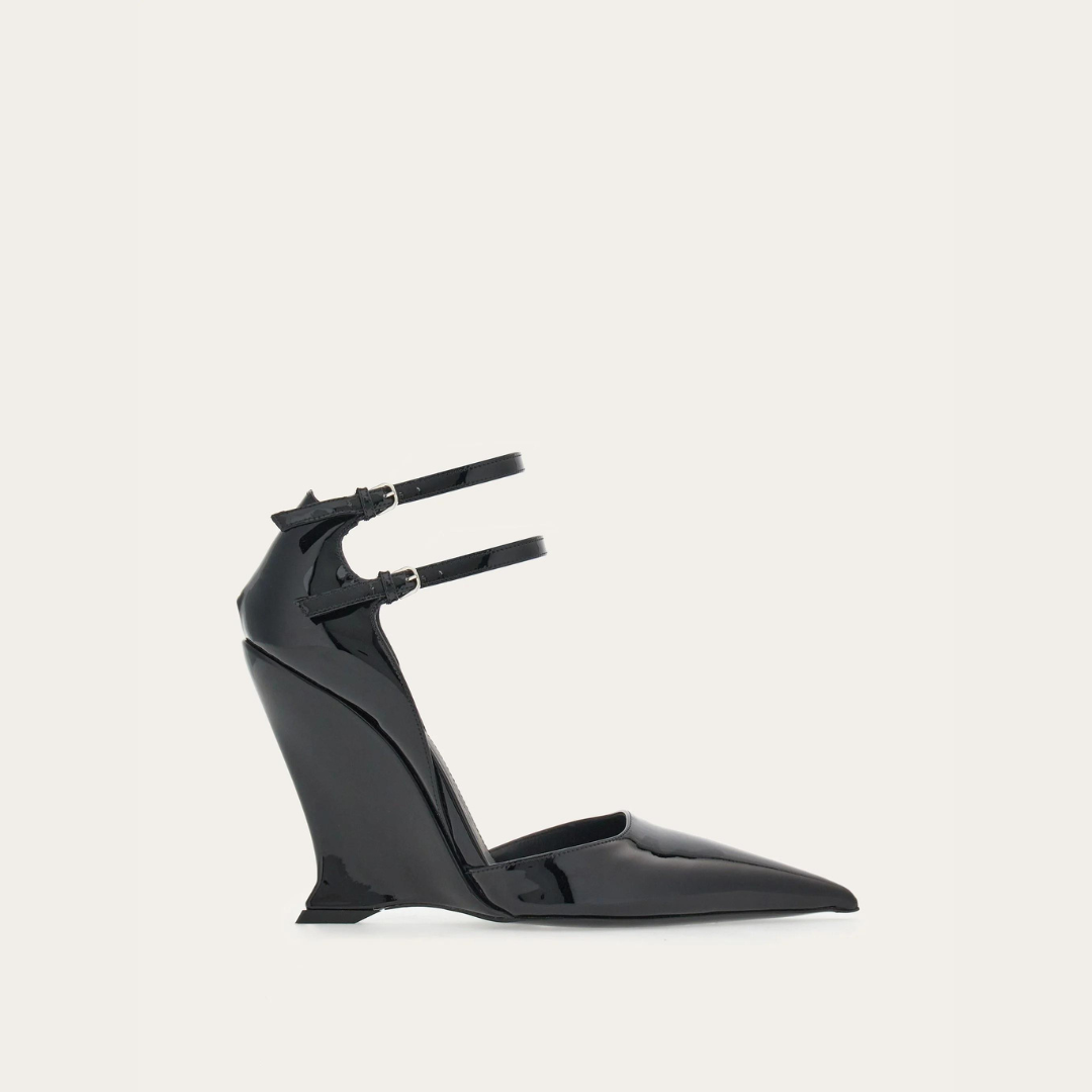 Black Pump With Wedge Heel