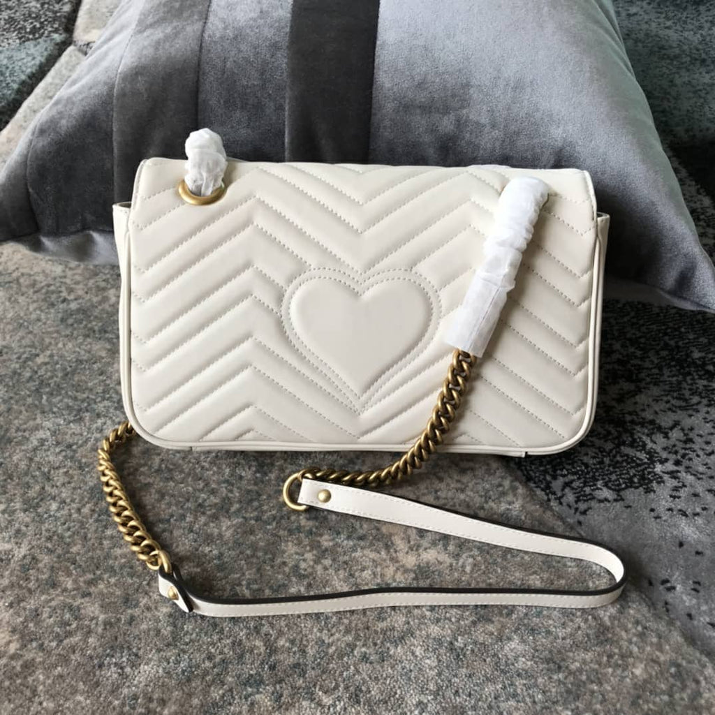 White GM small shoulder bag