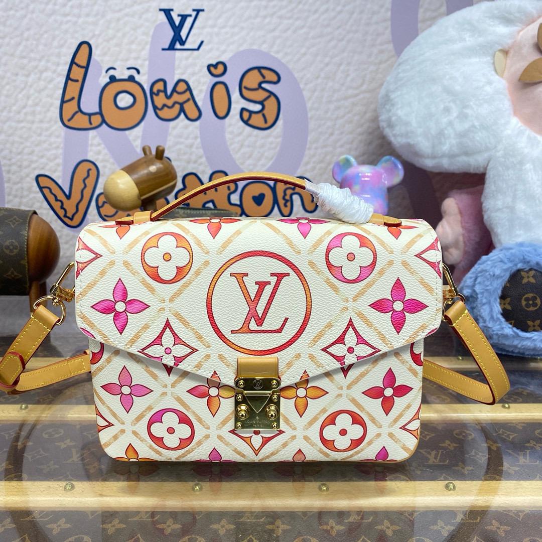 Coral By The Pool Shoulder Bag