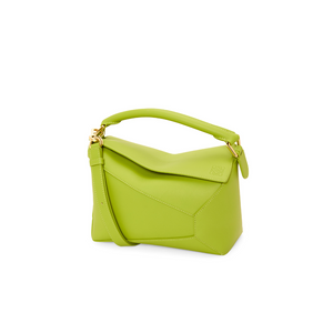 Meadow Green LP Small Leather Shoulder Bag