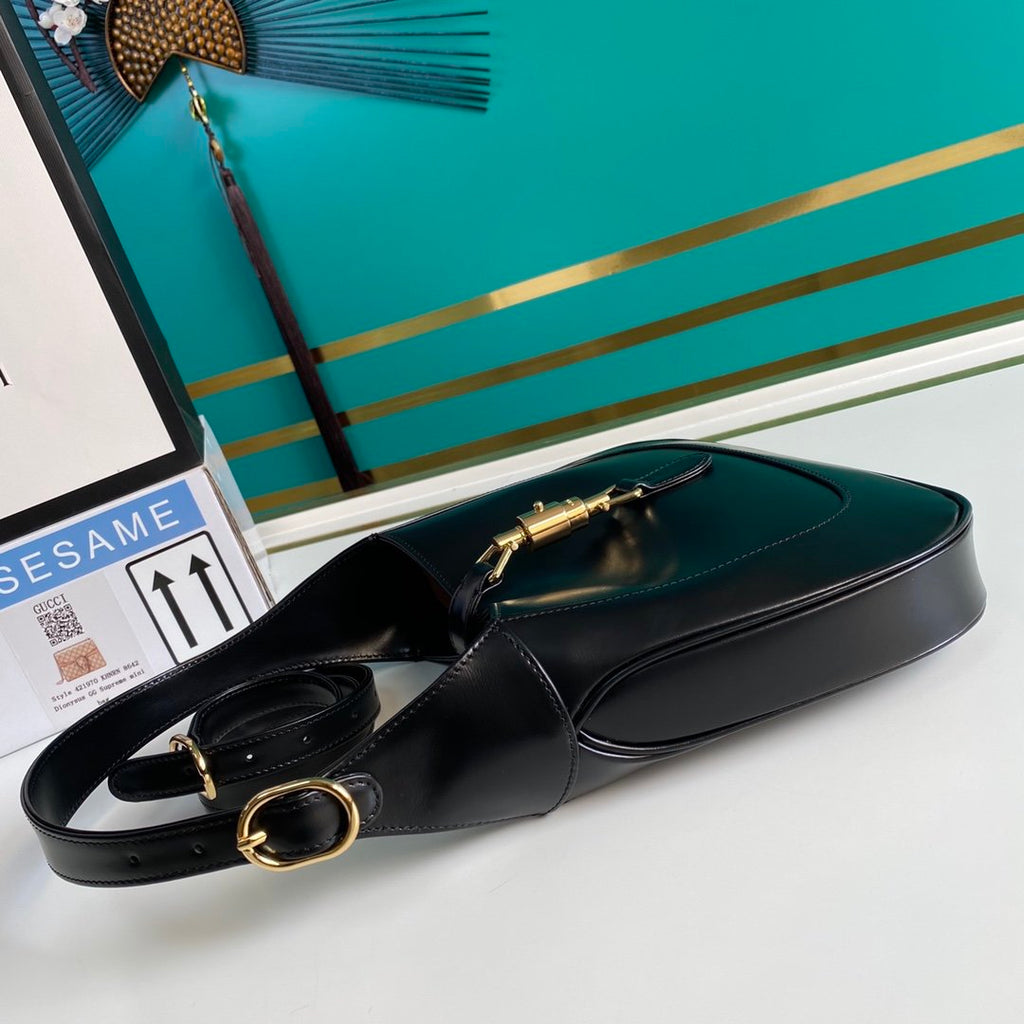 Black GJ 1961 small shoulder bag