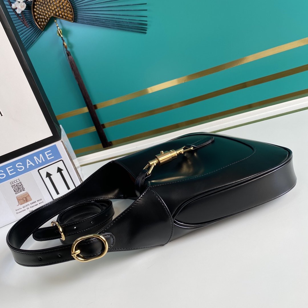 Black GJ 1961 small shoulder bag