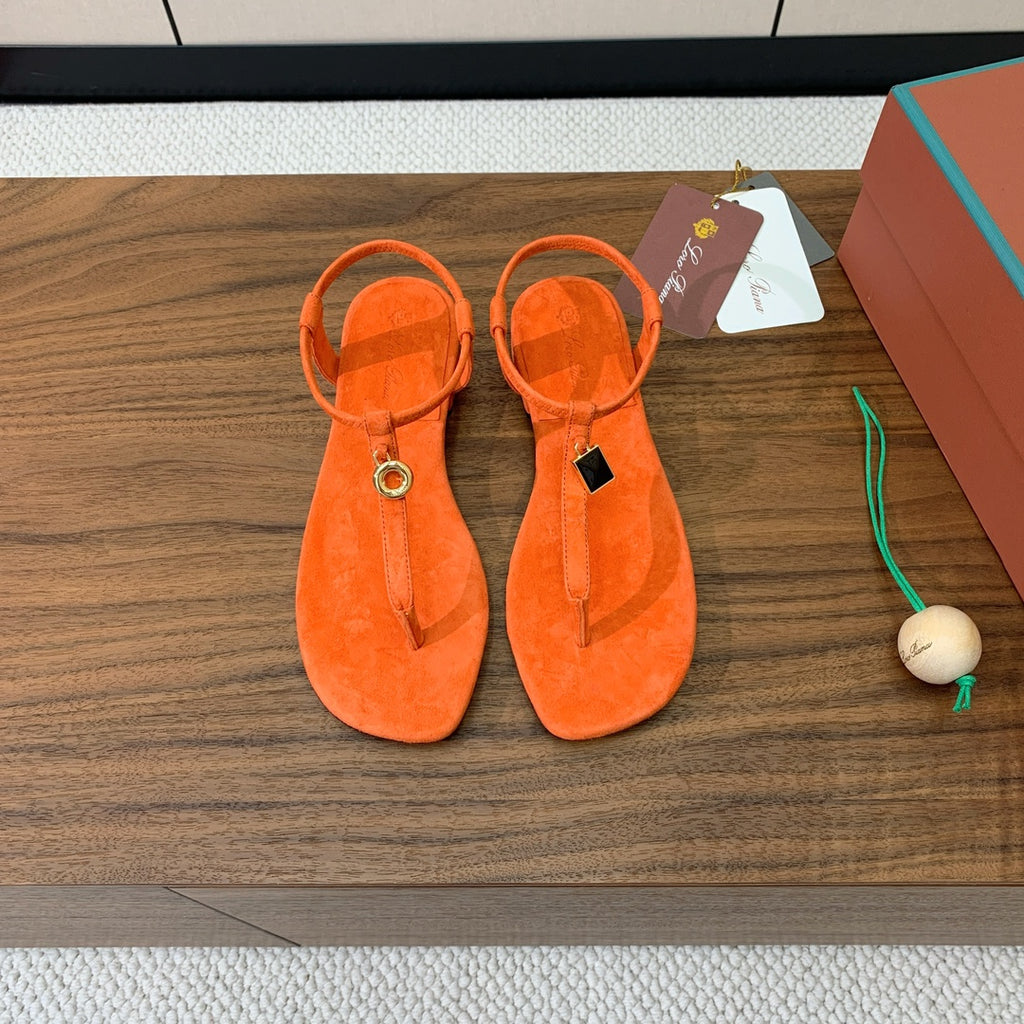 Orange Mindil Sandal