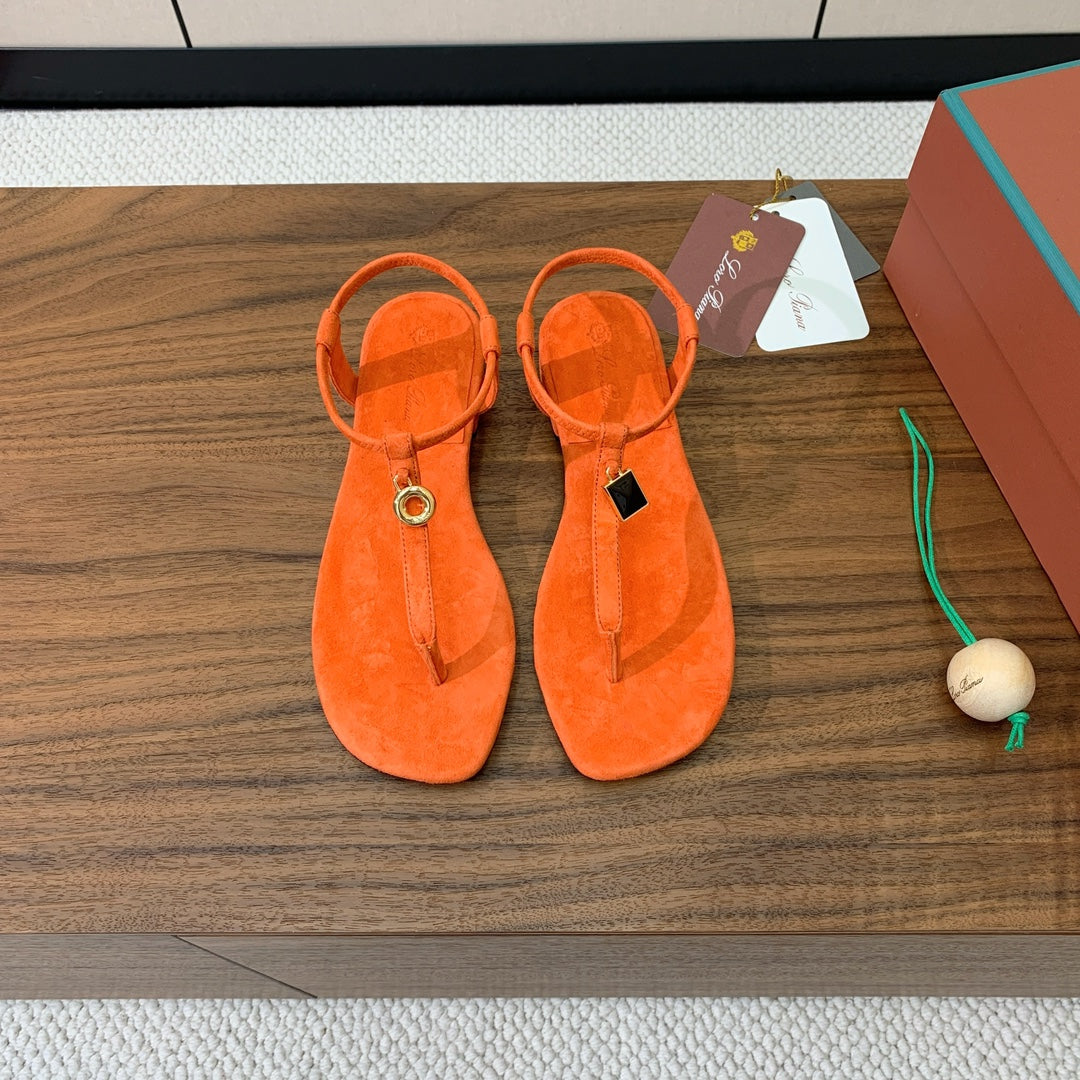 Orange Mindil Sandal