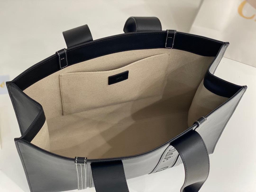Black CW large tote bag