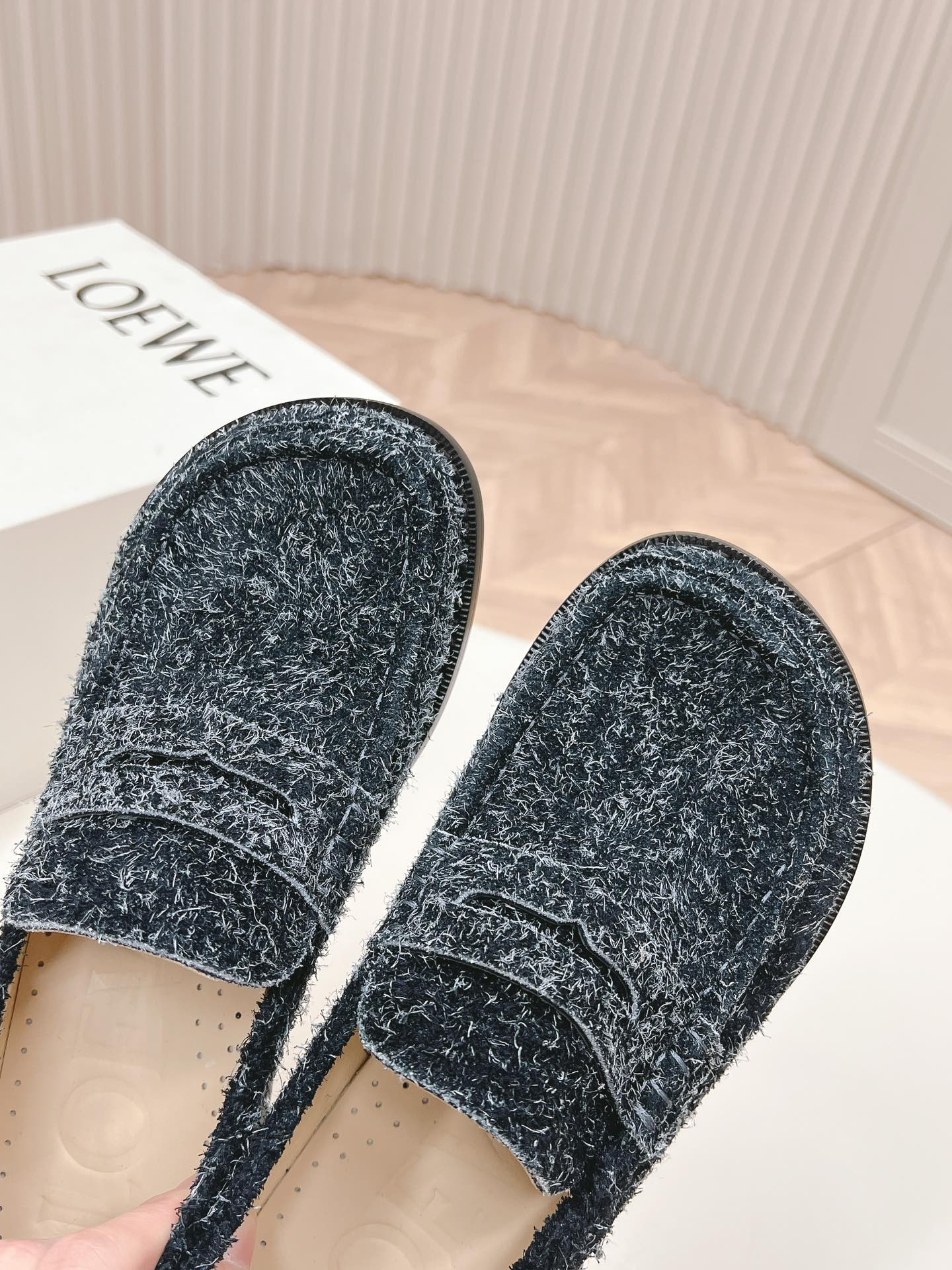 Charcoal Campo Loafer In Brushed Suede