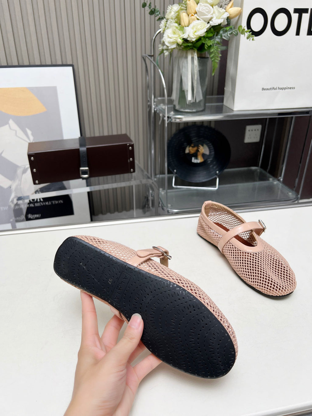 Nude AF Ballet Flats