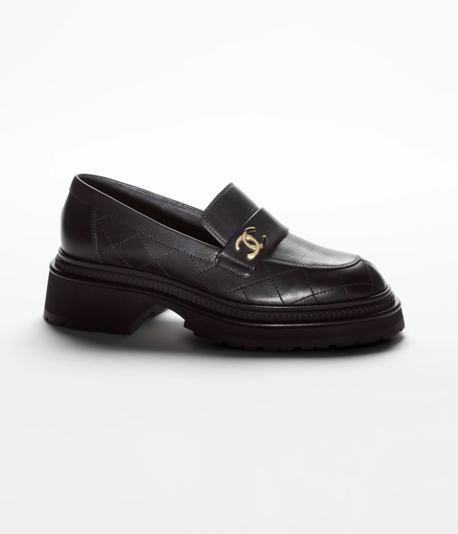 Black CC Moccasins