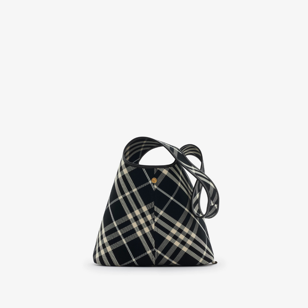 Black Small Check Shoulder Bag