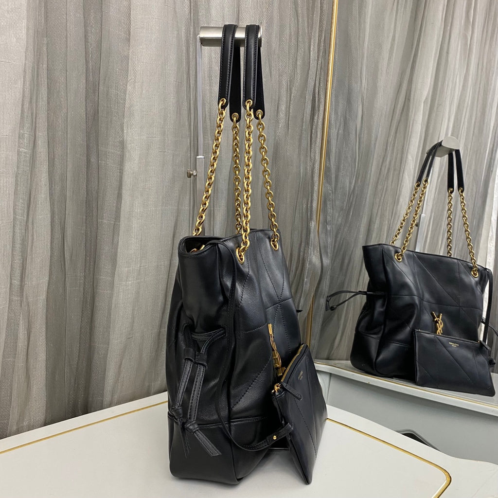 Black Jamie Small Shopping Bag