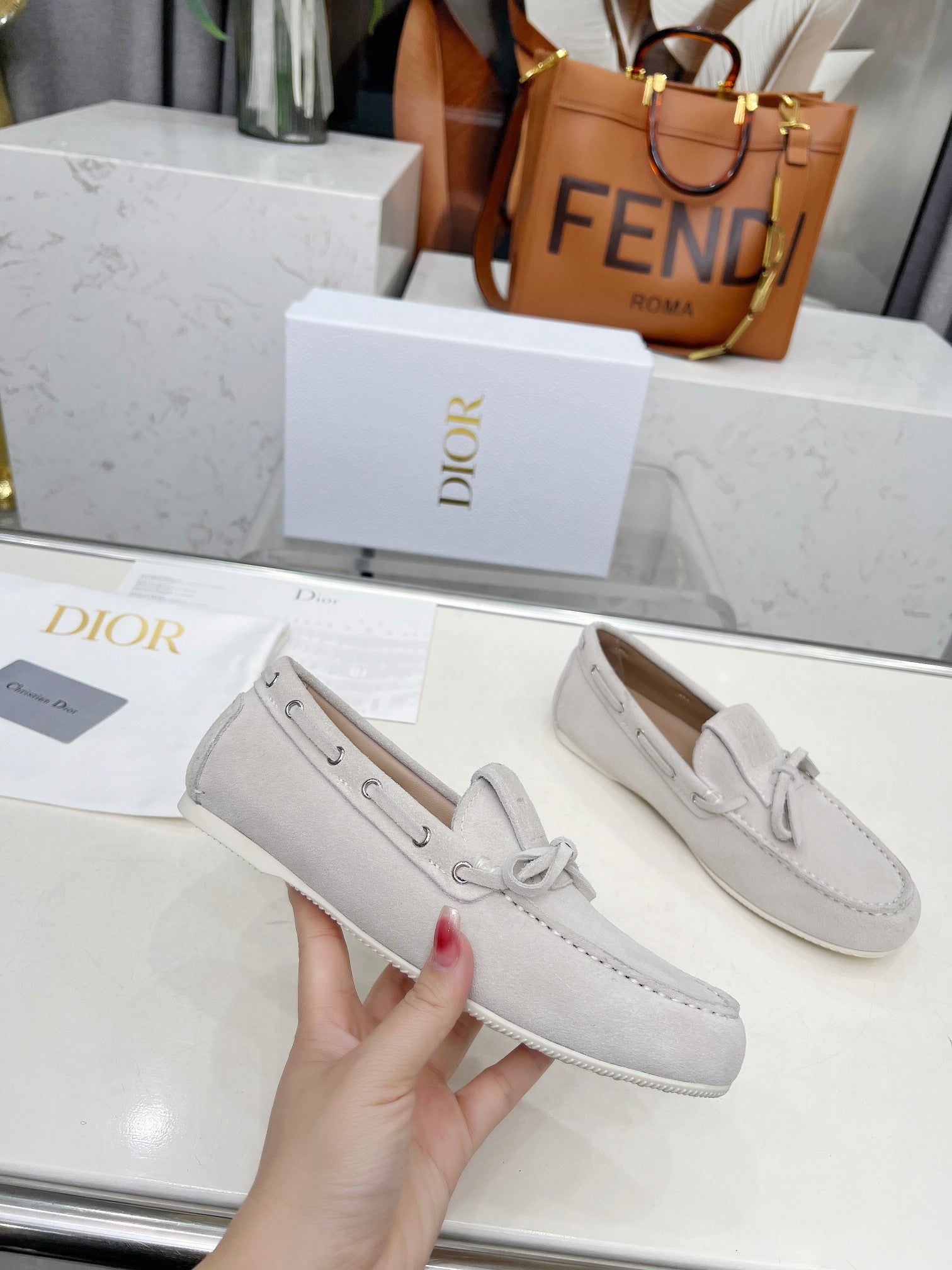 Gray Miss D Street Loafer