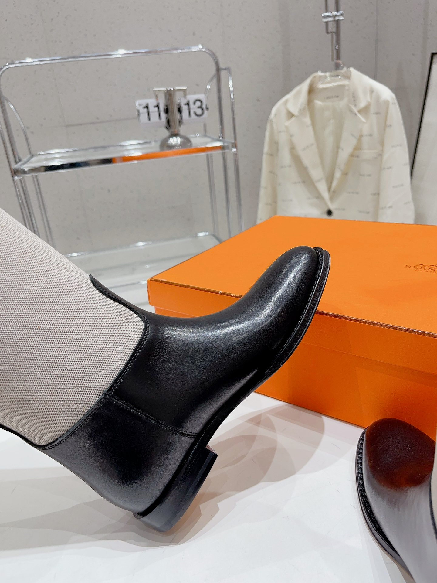 Prunoir / Noir Jumping Boot