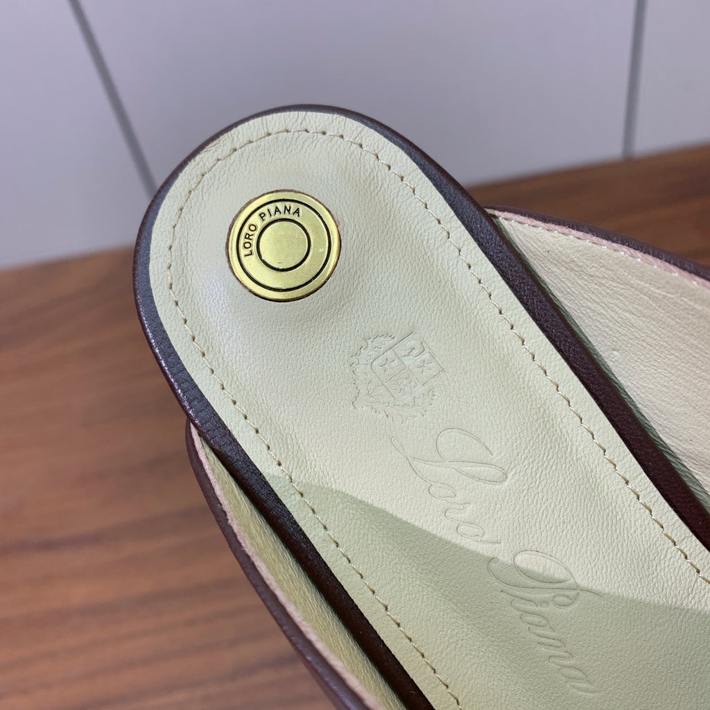 Powder Brown Alba Flat Mule