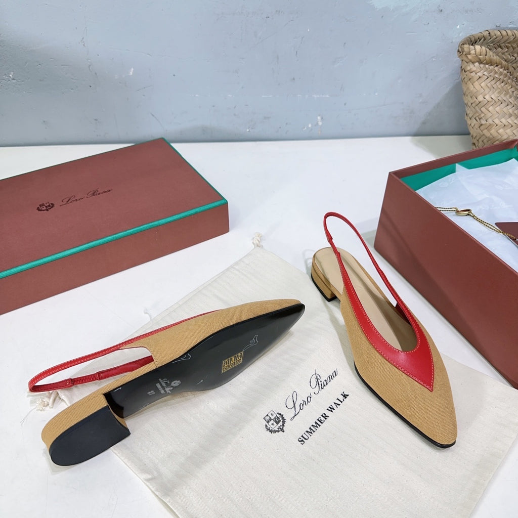 Hinoki Wood/Deep Kummel Rebecca Slingback