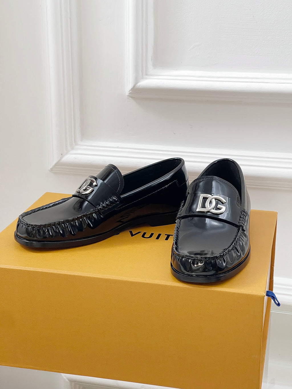 Black Polished Loafers
