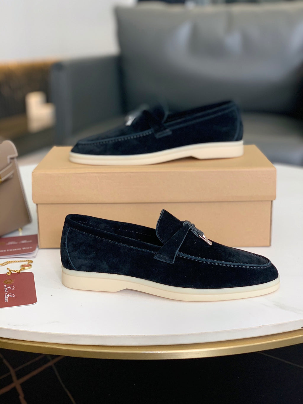 Black sandstone summer charms walk moccasin